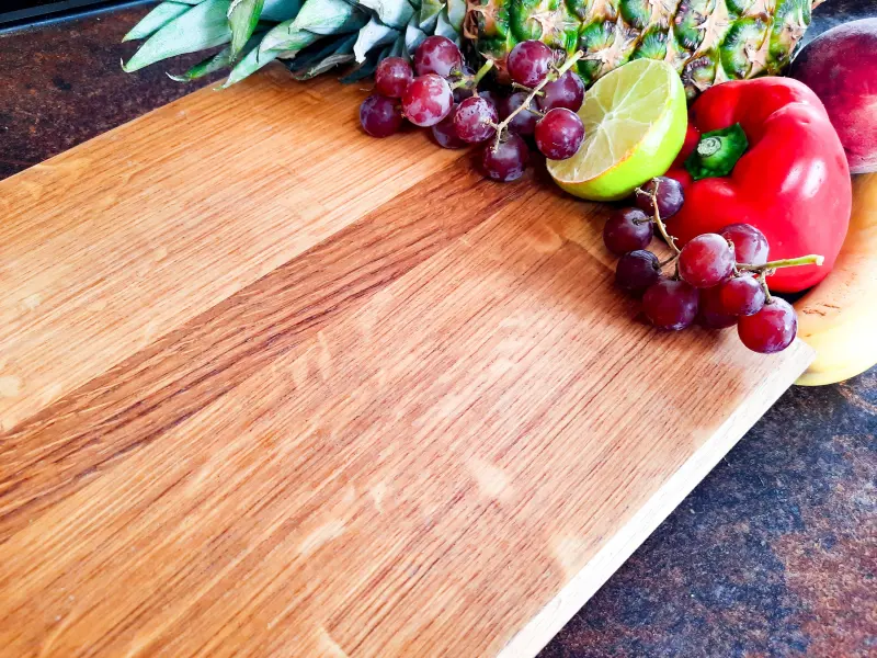 European oak chopping board, photo 1 of 10, as taken
