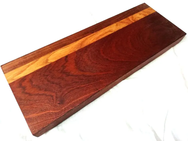 Oak, walnut and sapele cheese board, photo 8 of 8, as taken